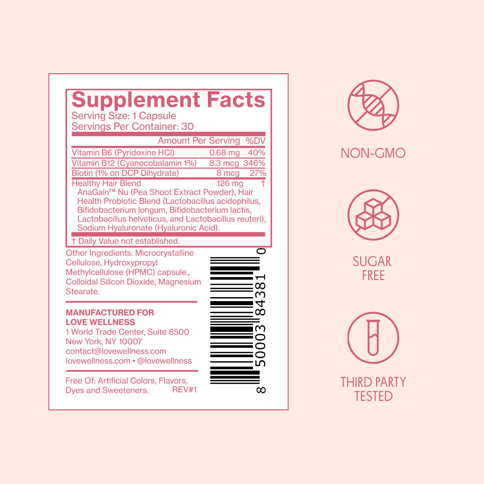 Healthy Hair Probiotics B2