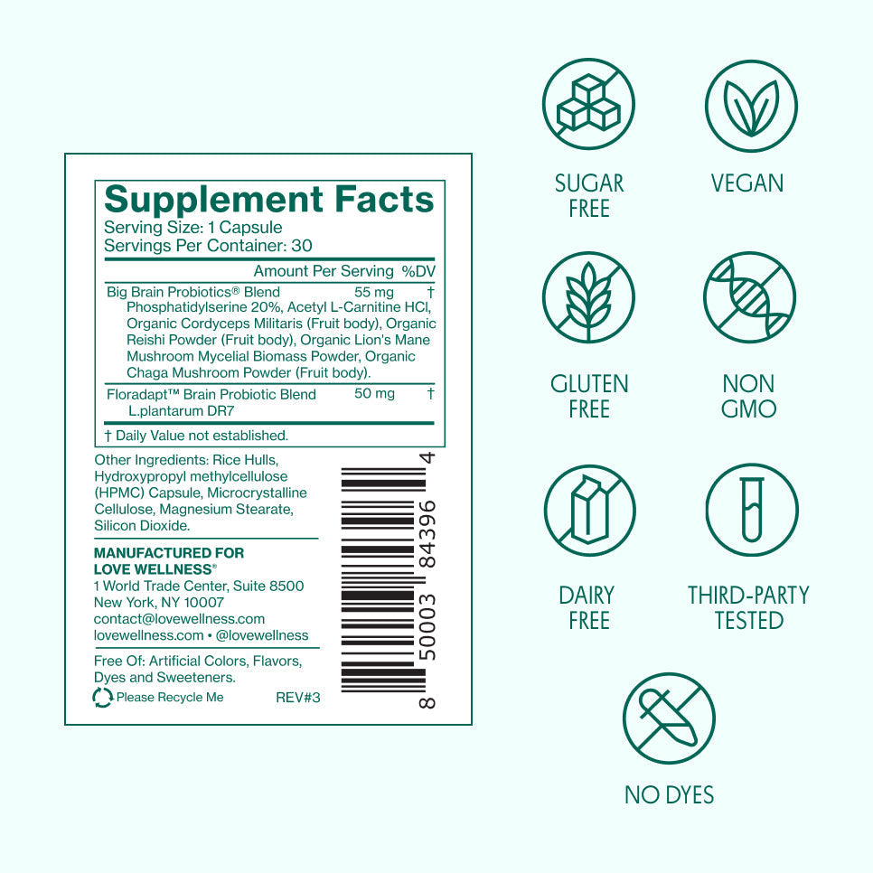 Big Brain Probiotics J3