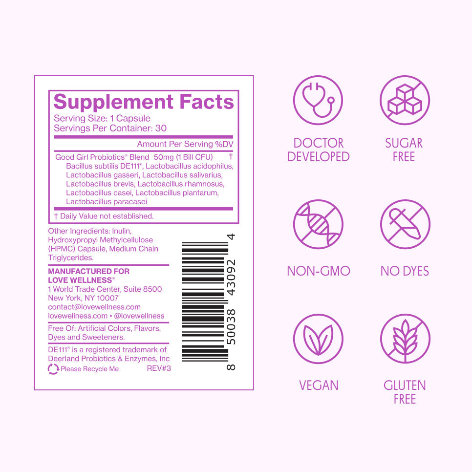 Good Girl Probiotics L8